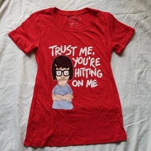 Red Bob's Burgers Tina Shirt